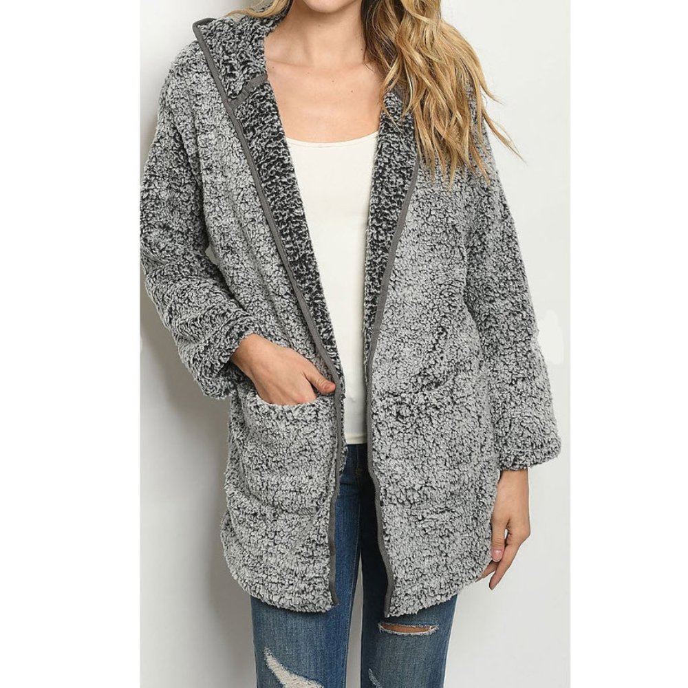 sherpa hoodie